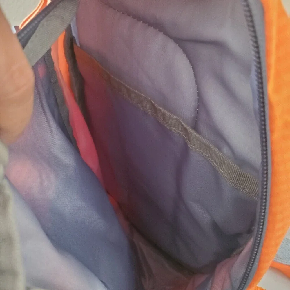 Apex Orange Sling Backpack Hiking Travel Daypack Shoulder Bag Lightweight